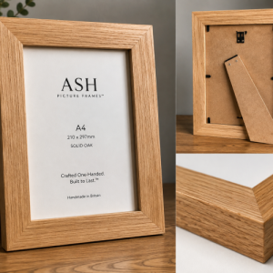 A4 Handmade Solid Oak Picture Frame