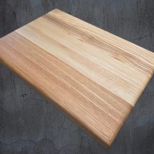 Handmade ash chopping board with rounded edge solid hardwood kitchen board UK