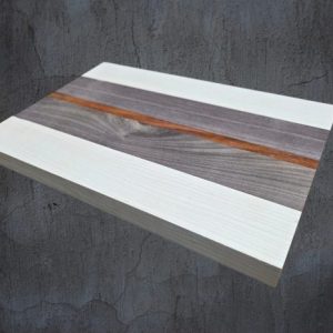 Ash, Walnut & Pink Ivory Cheese Board UK | Handmade Luxury Serving Board