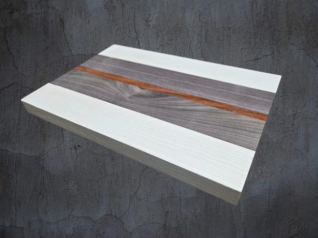 Ash, Walnut & Pink Ivory Cheese Board UK | Handmade Luxury Serving Board