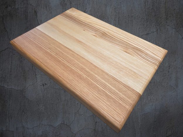 Ash Rounded Edge Chopping Board UK 40cm x 30cm | Handmade Wooden Board