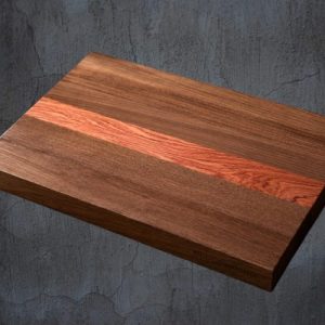 Luxury Walnut & Pink Ivory Chopping Board 40cm x 30cm