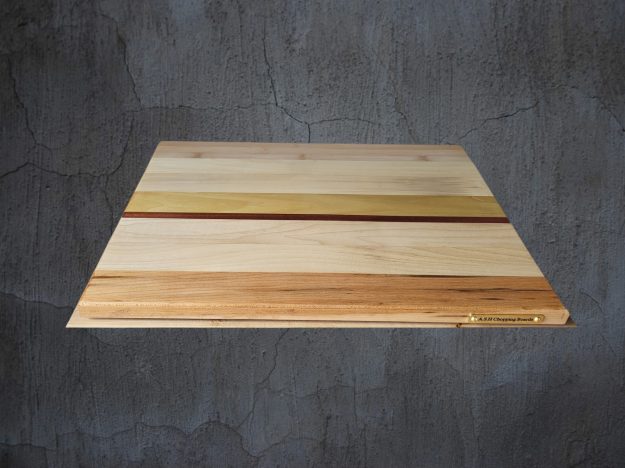 Oak & Walnut Premium Cheese Board 30cm x 20cm UK | Handmade Serving Board